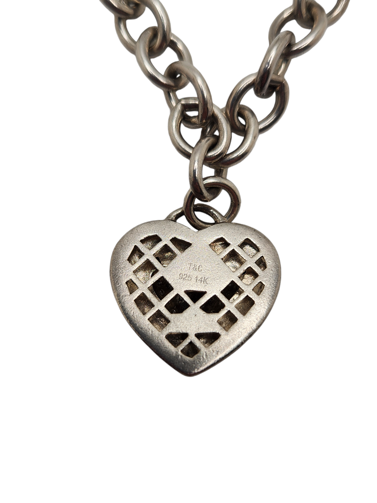 tiffany & co. heart pendant necklace