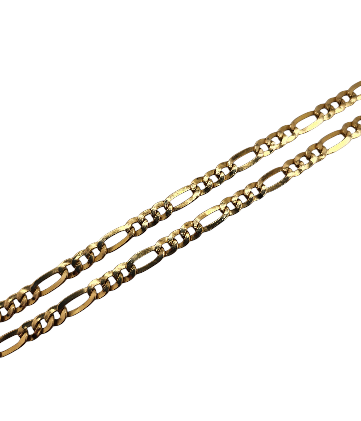 14k gold figaro chain – 18" italian craftsmanship